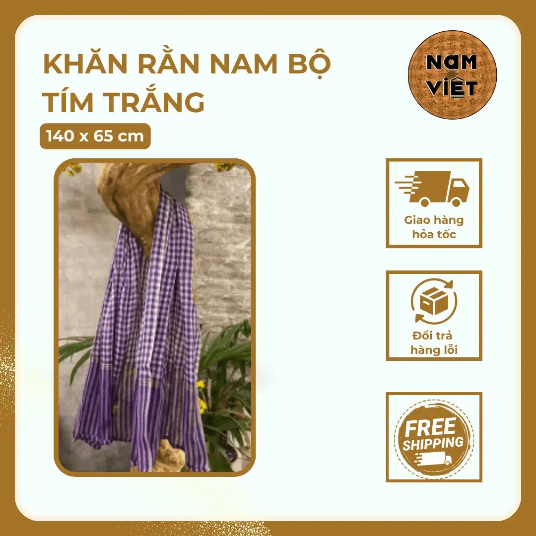 Khăn Rằn Nam Bộ