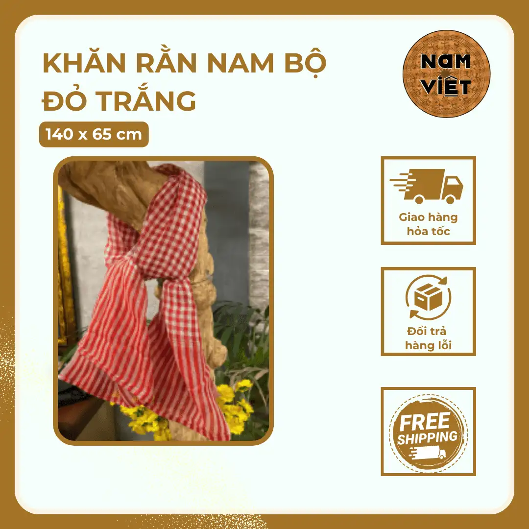 Khăn rằn Nam bộ