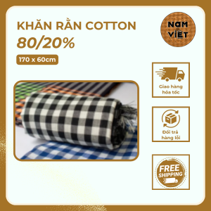 Khăn Rằn Cotton 80/20